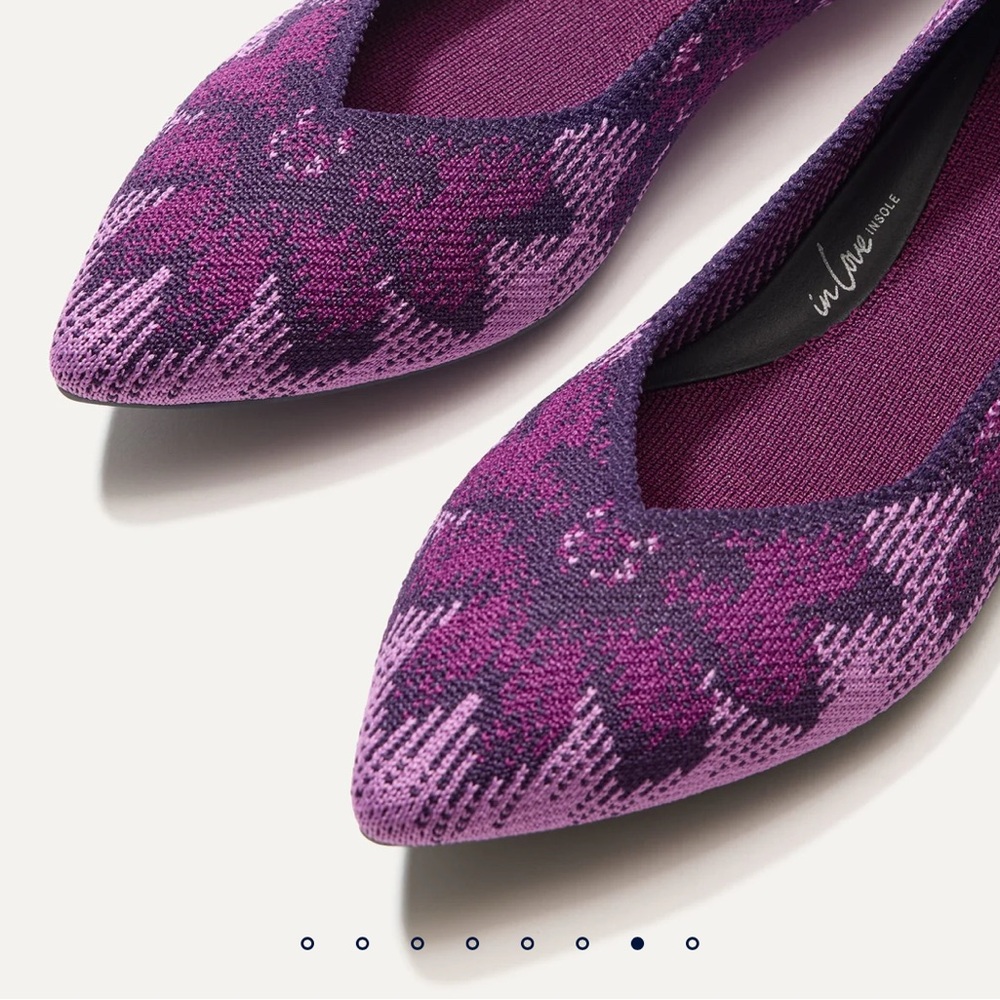 Rothy’s pointe II Amethyst 8.5